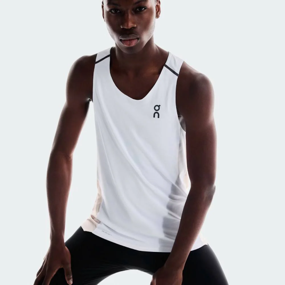 CAMISETA DE TIRANTES ON PERFORMANCE - White / Silver - Image 2