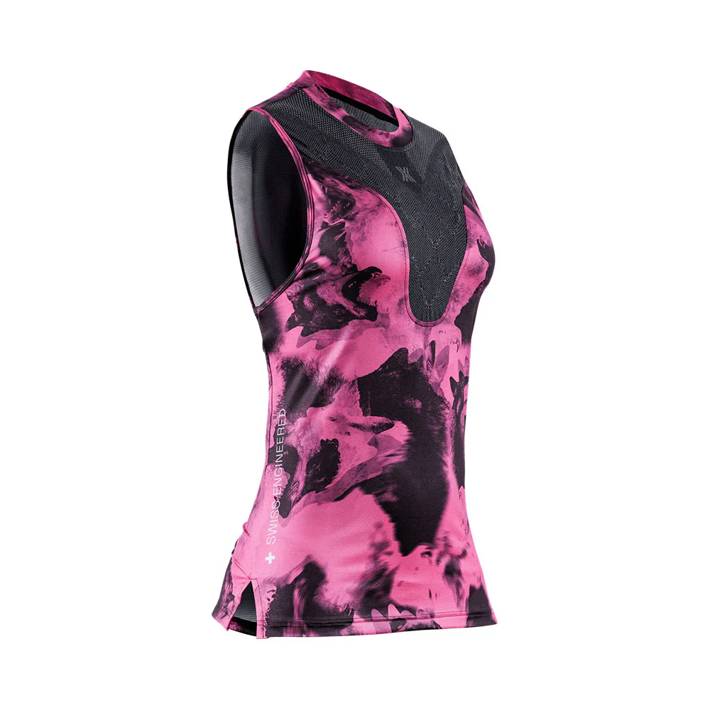 CAMISETA DE TIRANTES X-BIONIC COREFUSION - Wolfpack / Black / Neo Pink