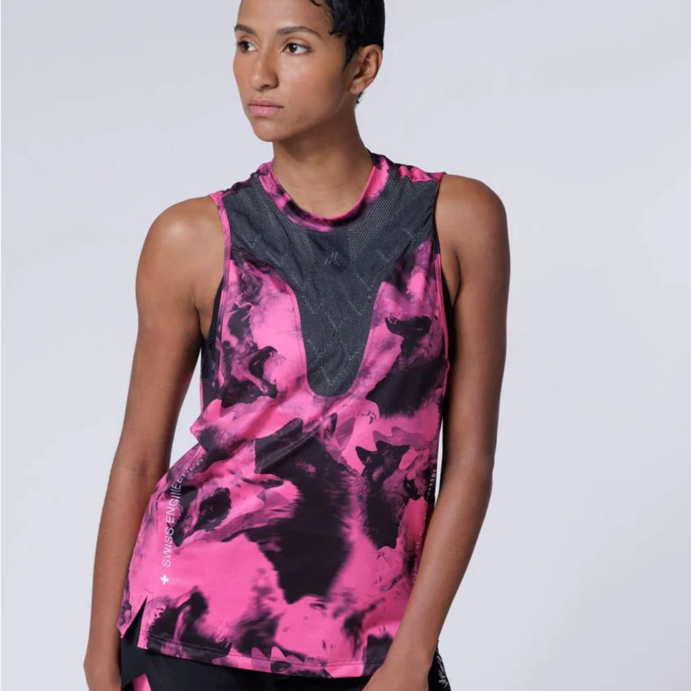 CAMISETA DE TIRANTES X-BIONIC COREFUSION - Wolfpack / Black / Neo Pink - Image 2