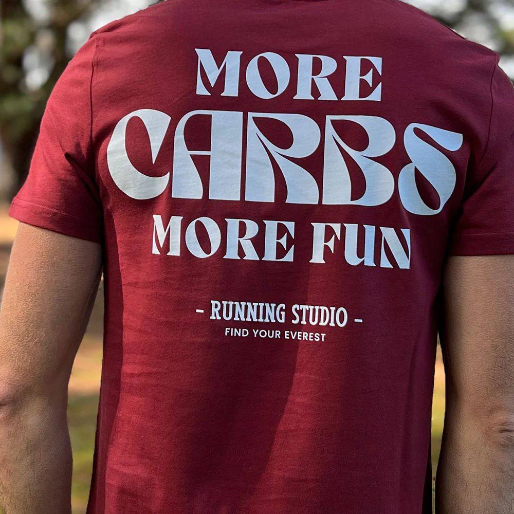 CAMISETA FIND YOUR EVEREST - MORE CARBS MORE FUN - Kazam - Image 2