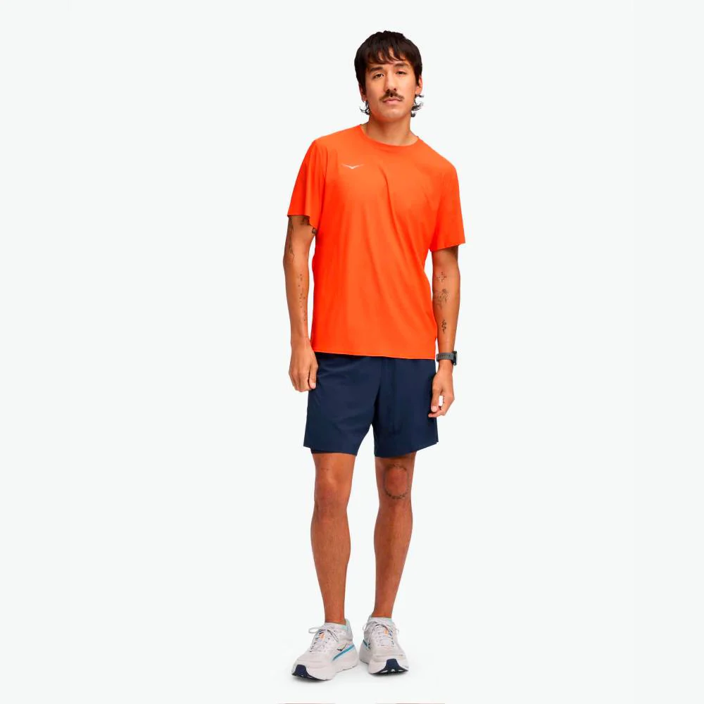CAMISETA HOKA AIROLITE 2.0 - Lava - Image 3