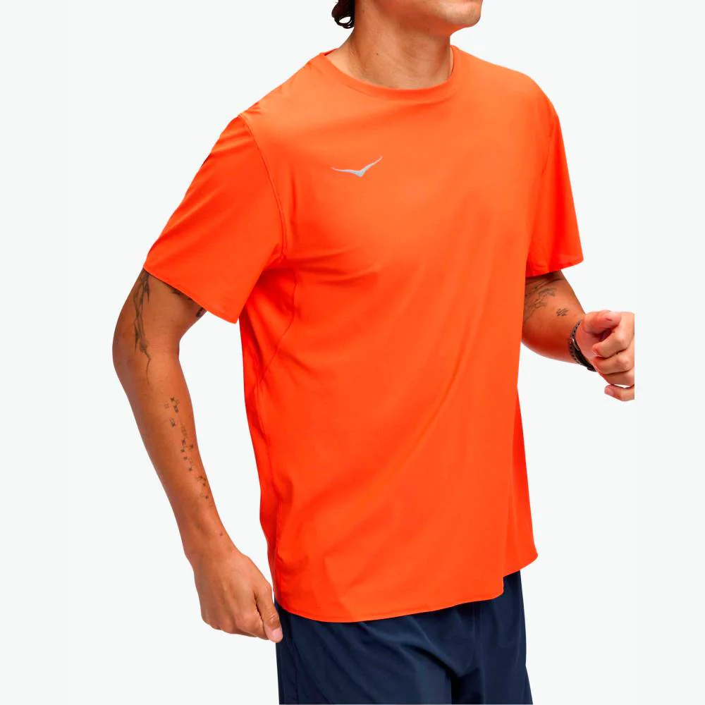 CAMISETA HOKA AIROLITE 2.0 - Lava - Image 4
