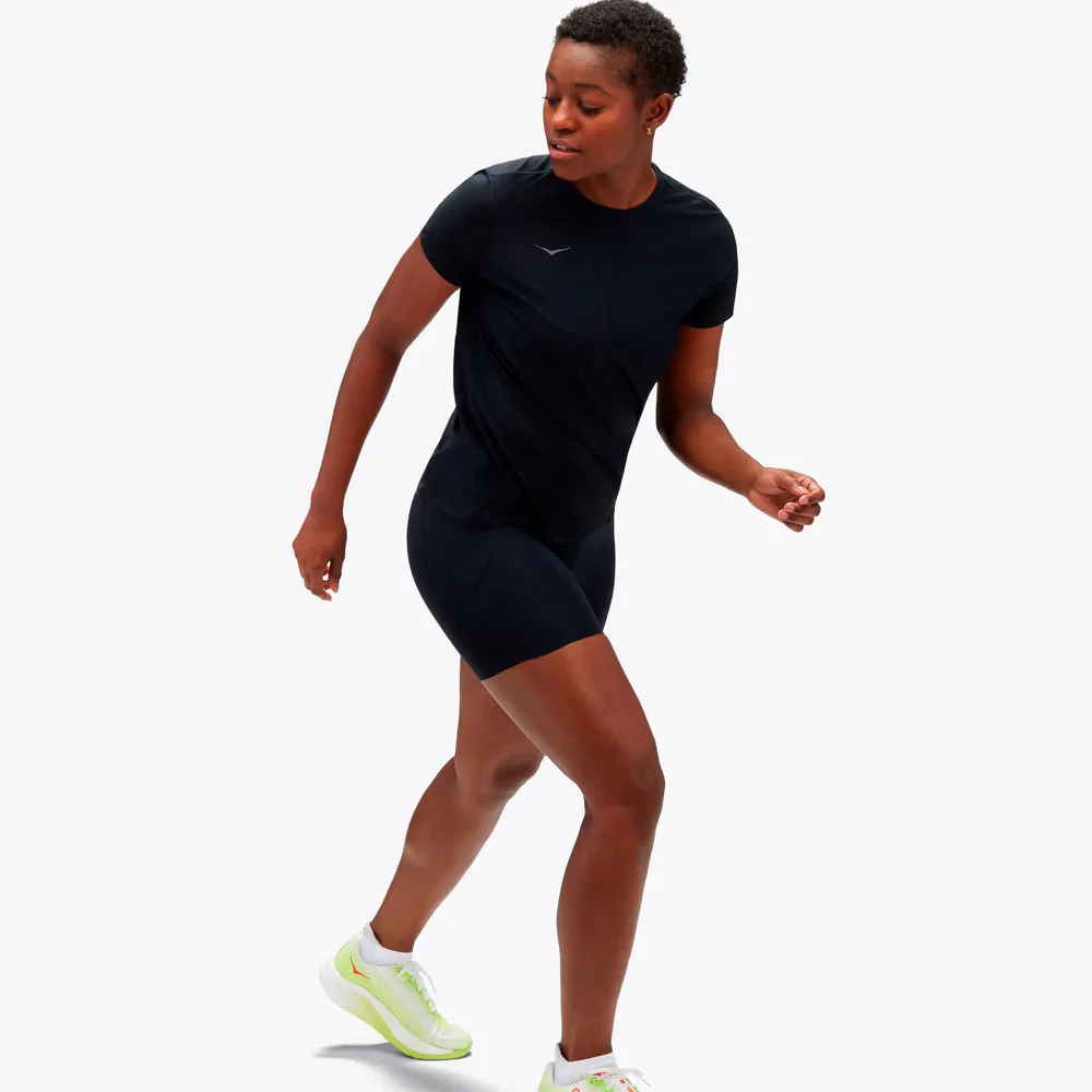 CAMISETA HOKA AIROLITE MUJER - Negro - Image 5