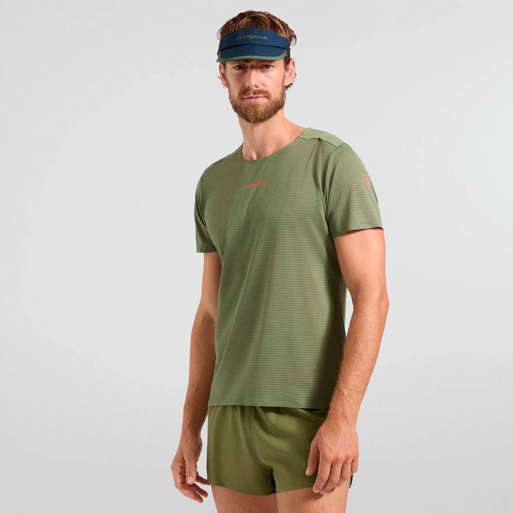 CAMISETA LA SPORTIVA PURE - Cypress / Mountain Red