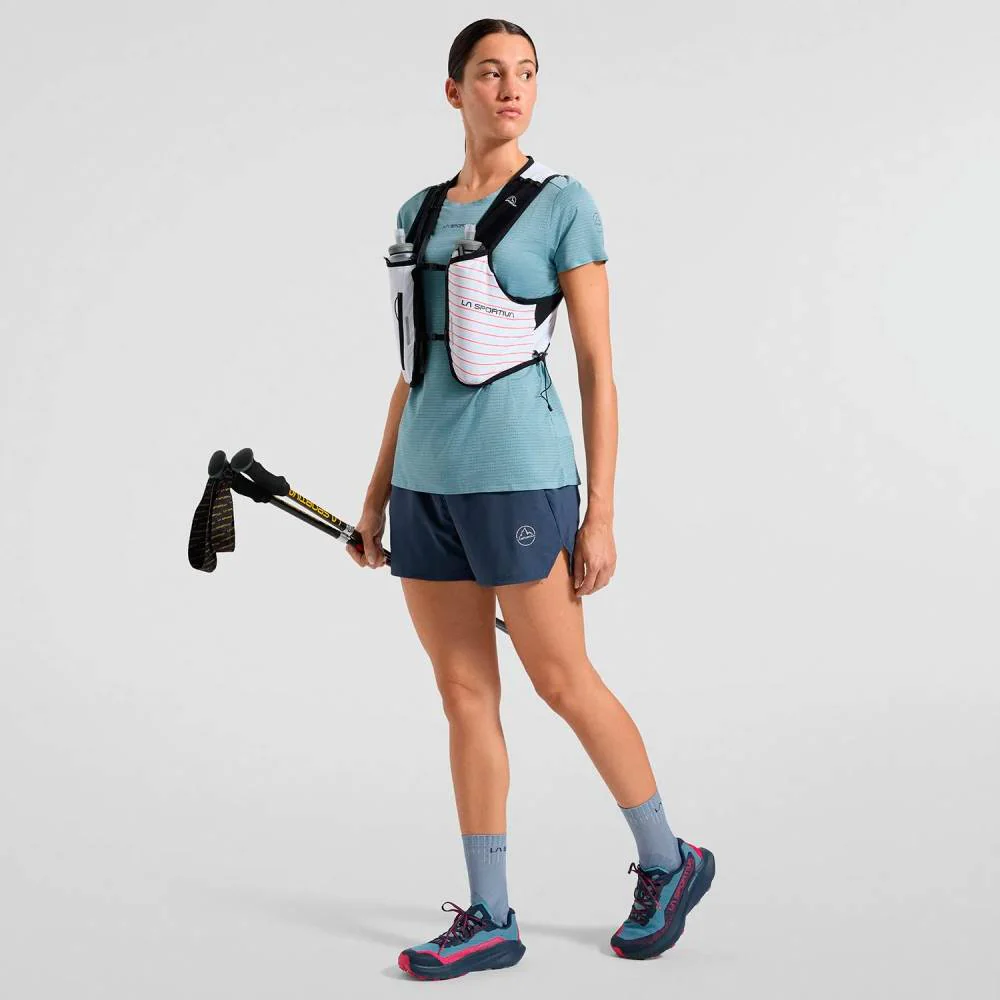 CAMISETA LA SPORTIVA PURE MUJER - Limestone / Night Sky - Image 3