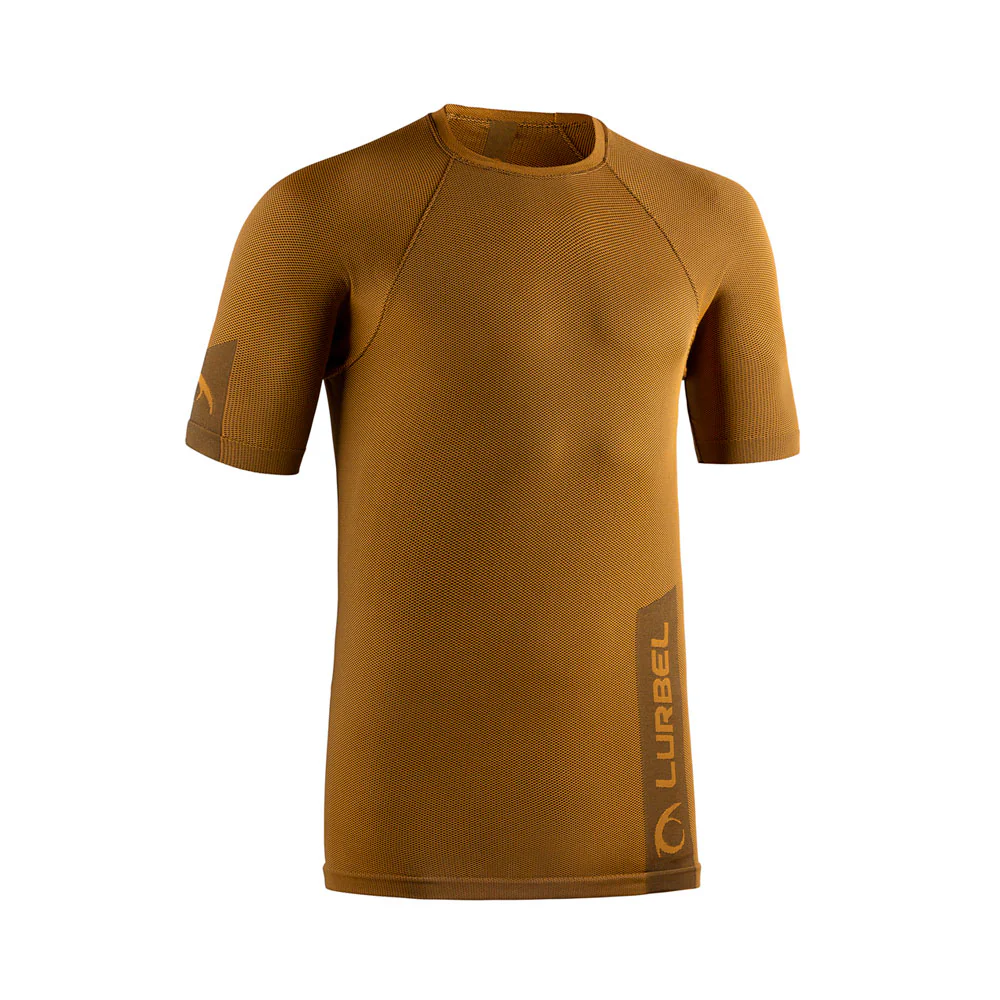 CAMISETA LURBEL HALO - Amarillo Ámbar / Negro