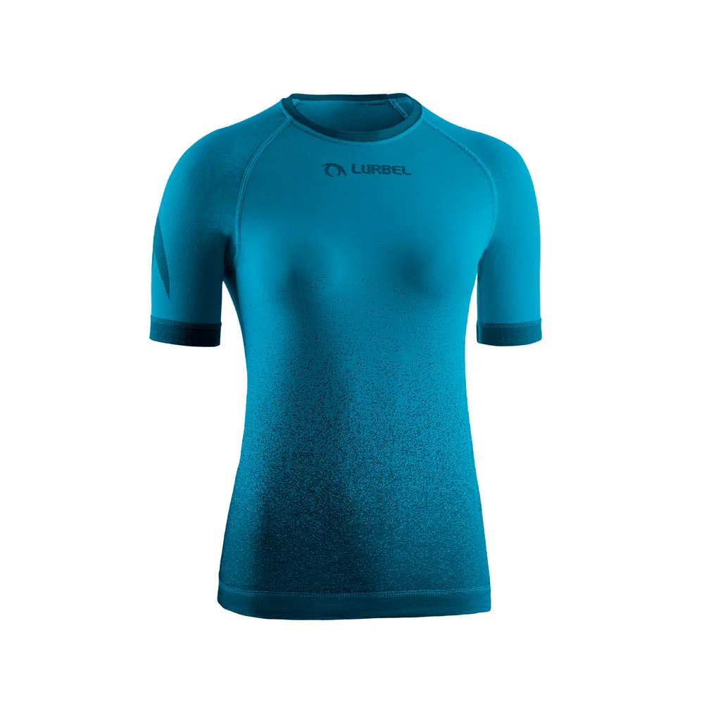 CAMISETA LURBEL SAMBA MUJER - Turquesa / Negro