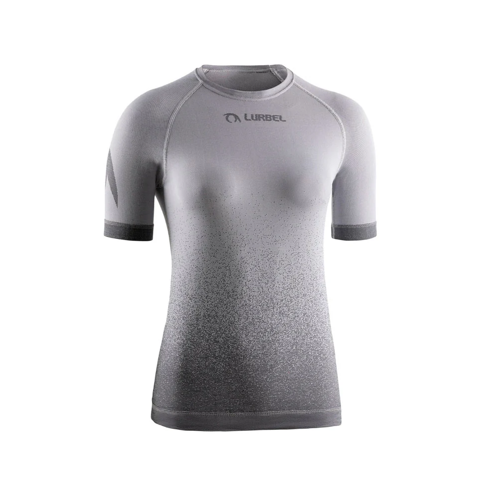 CAMISETA LURBEL SAMBA MUJER - Gris Hielo / Negro