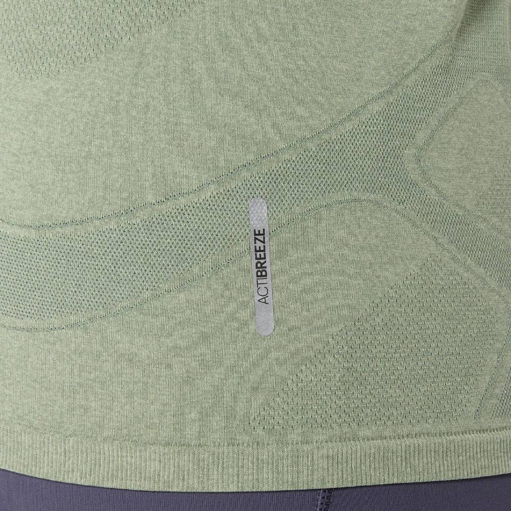 CAMISETA MANGA LARGA ASICS ROAD SEAMLESS LS TOP MUJER - Monument Blue / Whisper Green - Image 7