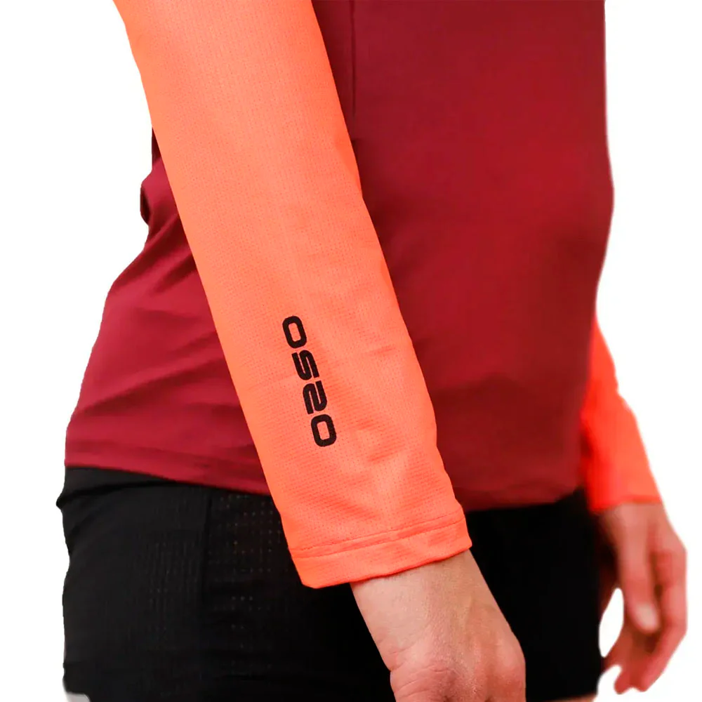 CAMISETA MANGA LARGA OS2O GRADIENT MUJER - Coral - Image 6