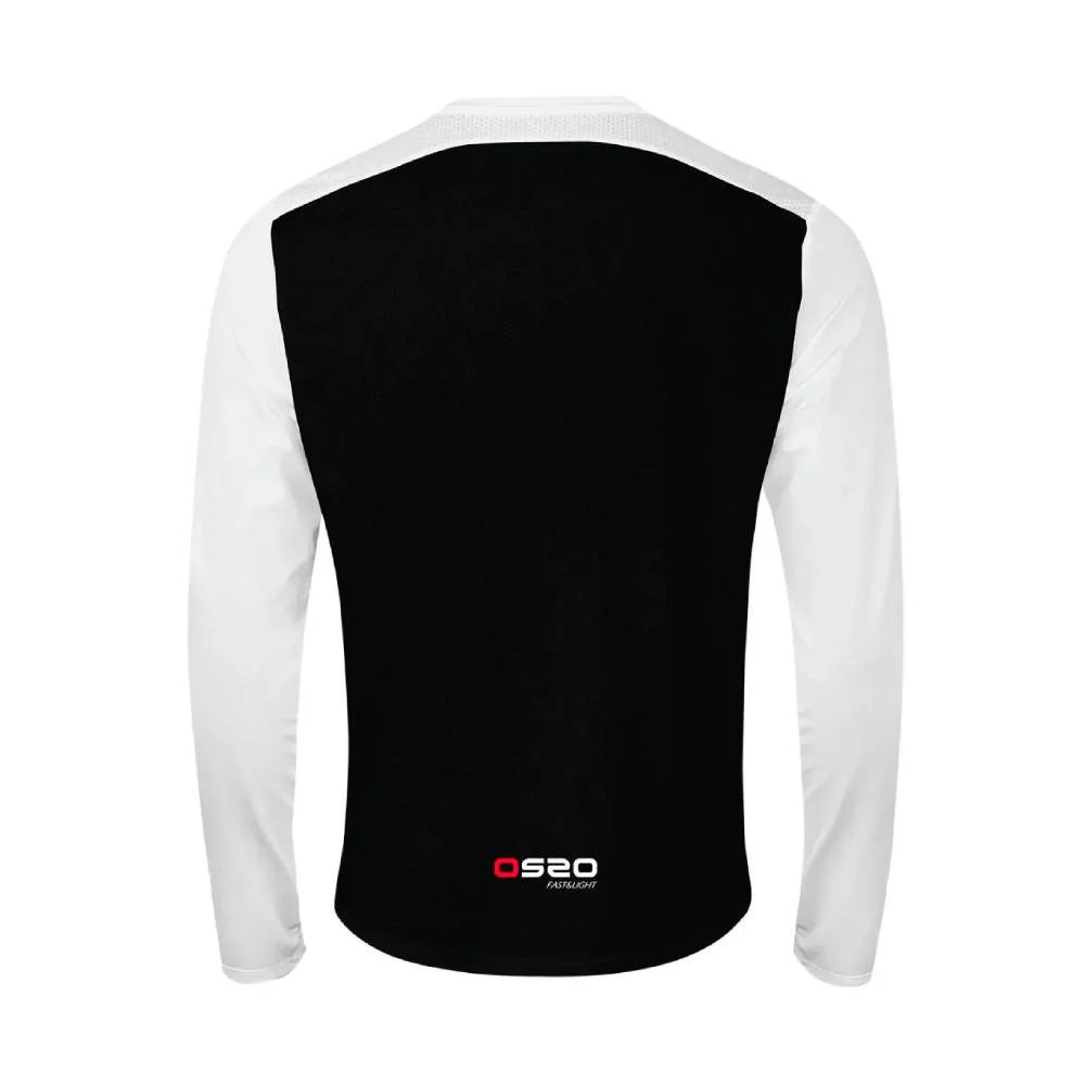CAMISETA MANGA LARGA OS2O PEAK MOTION - Black / White - Image 2