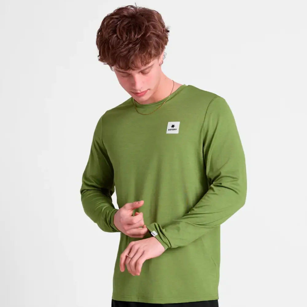 CAMISETA MANGA LARGA SAYSKY CLEAN PACE - Green