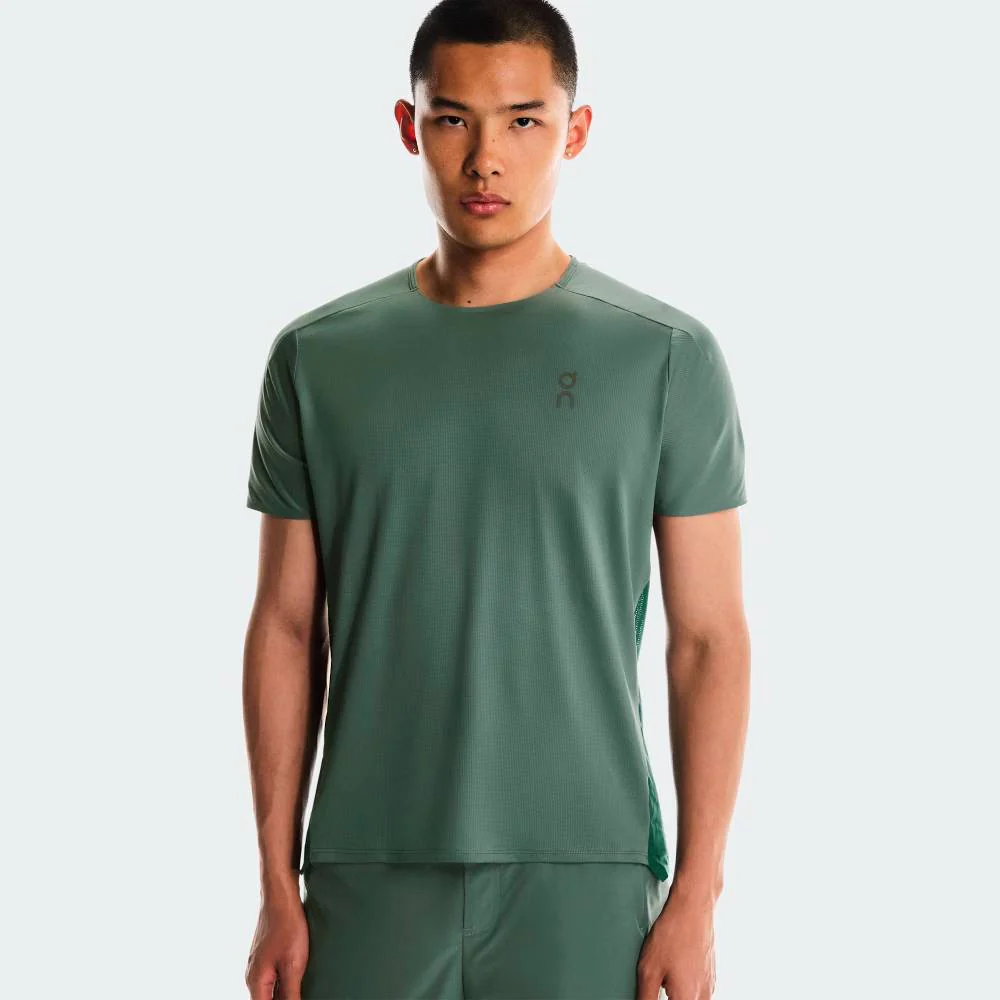 CAMISETA ON PERFORMANCE-T - Olive / Spirulina
