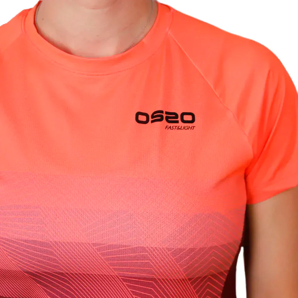 CAMISETA OS2O GRADIENT MUJER - Coral - Image 6