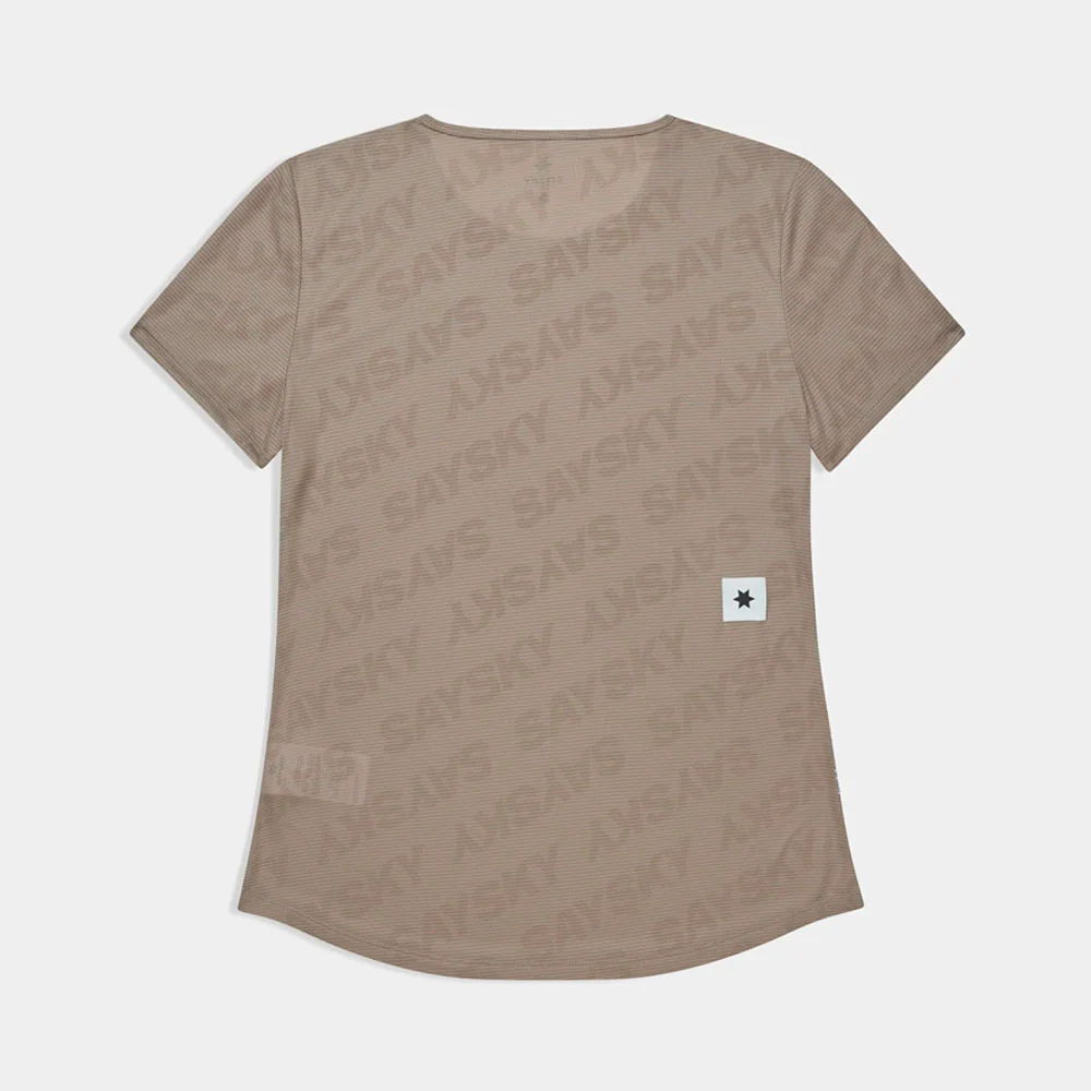 CAMISETA SAYSKY REACTIVE FLOW MUJER - Dark Beige - Image 3