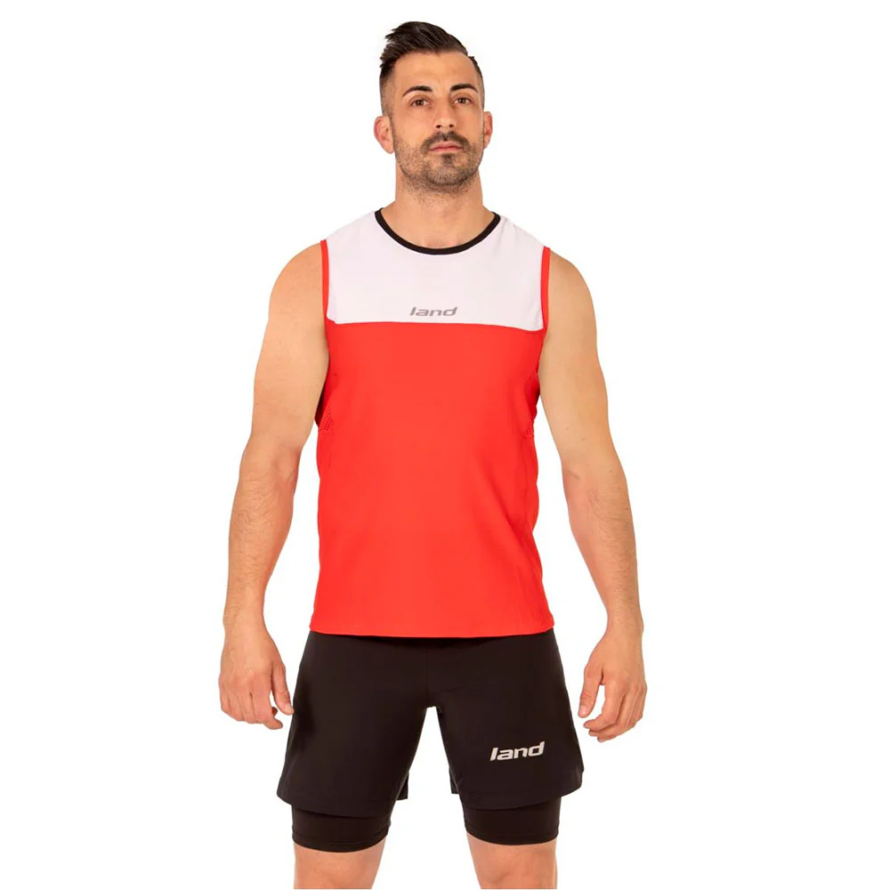 CAMISETA TIRANTES LAND FLY - Rojo