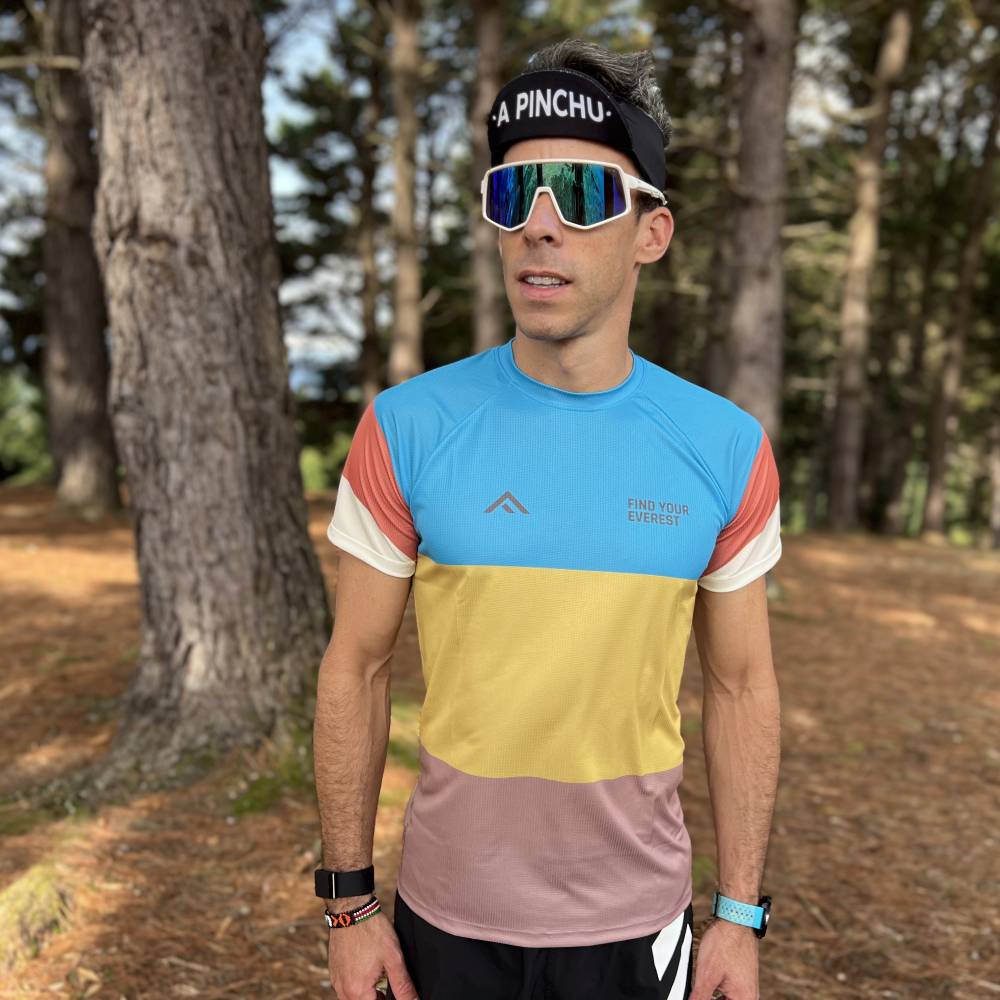 CAMISETA TÉCNICA FIND YOUR EVEREST - Blue Mustard