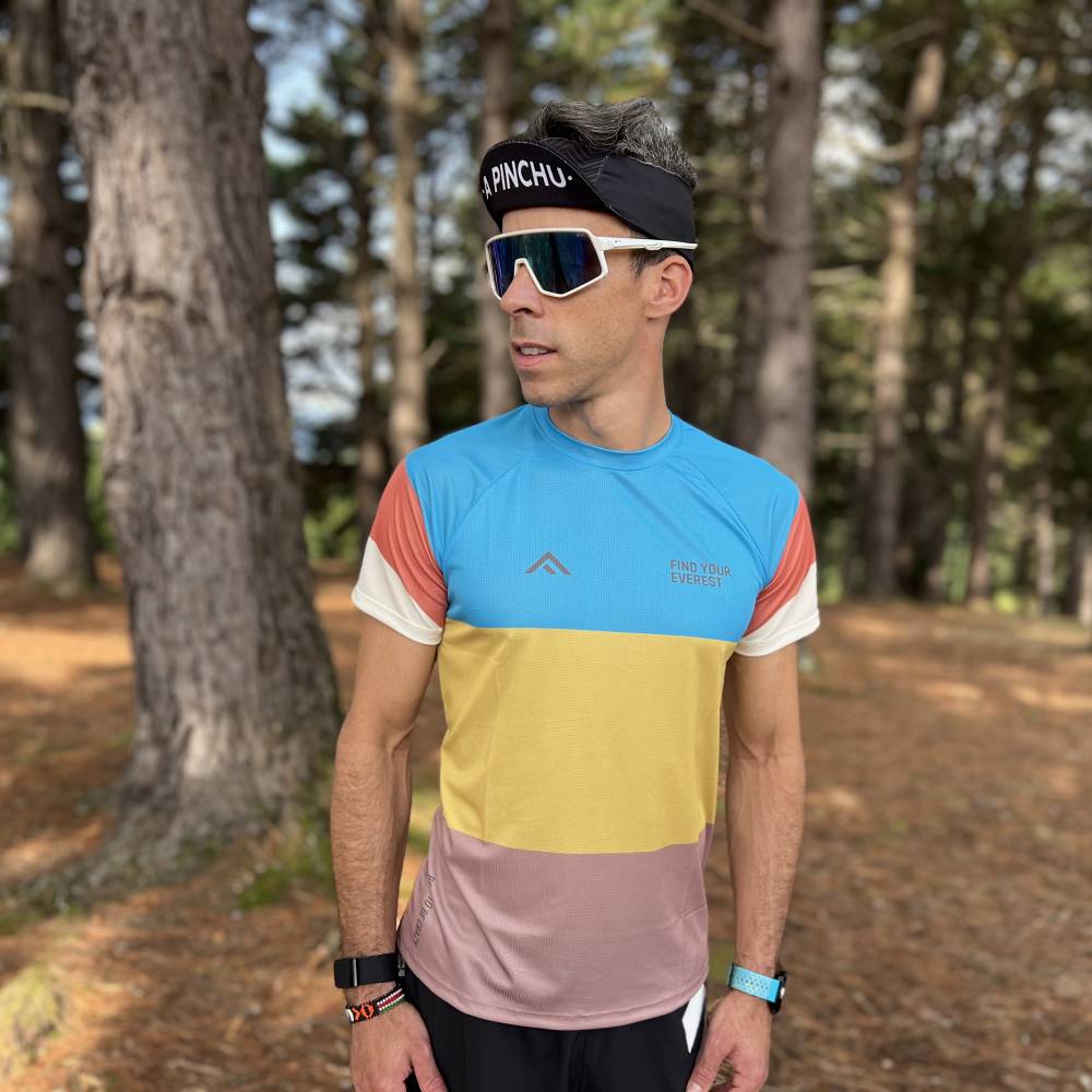 CAMISETA TÉCNICA FIND YOUR EVEREST - Blue Mustard - Image 4
