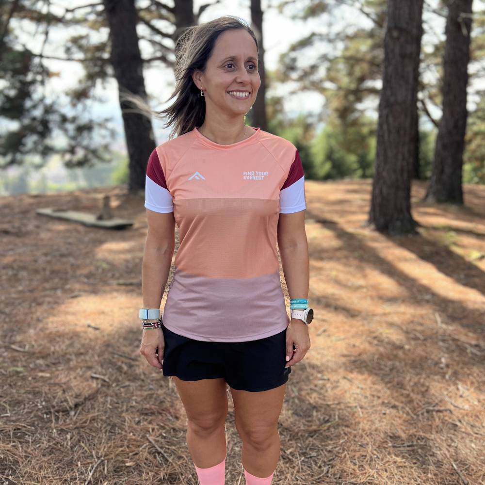 CAMISETA TÉCNICA FIND YOUR EVEREST MUJER - Orange Wines