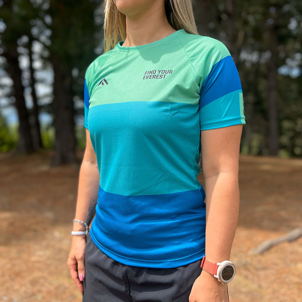 CAMISETA TÉCNICA FIND YOUR EVEREST MUJER - Ocean Breeze - Image 10