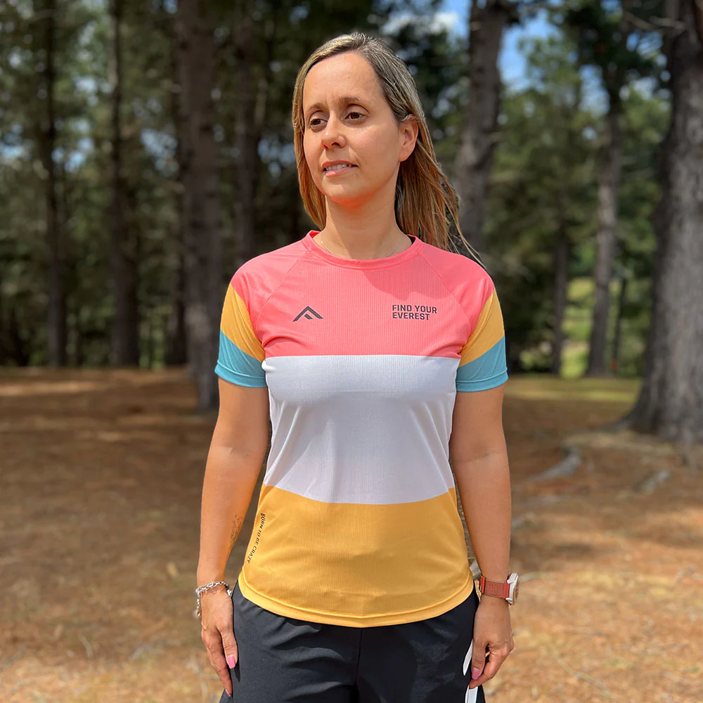 CAMISETA TÉCNICA FIND YOUR EVEREST MUJER - Pink Lemonade