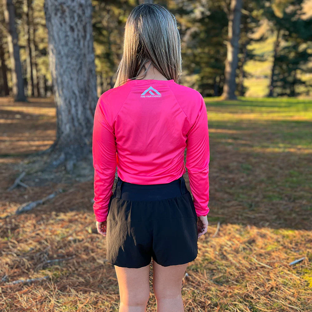 CAMISETA TÉCNICA MANGA LARGA FIND YOUR EVEREST ELITE MUJER - Pink - Image 3