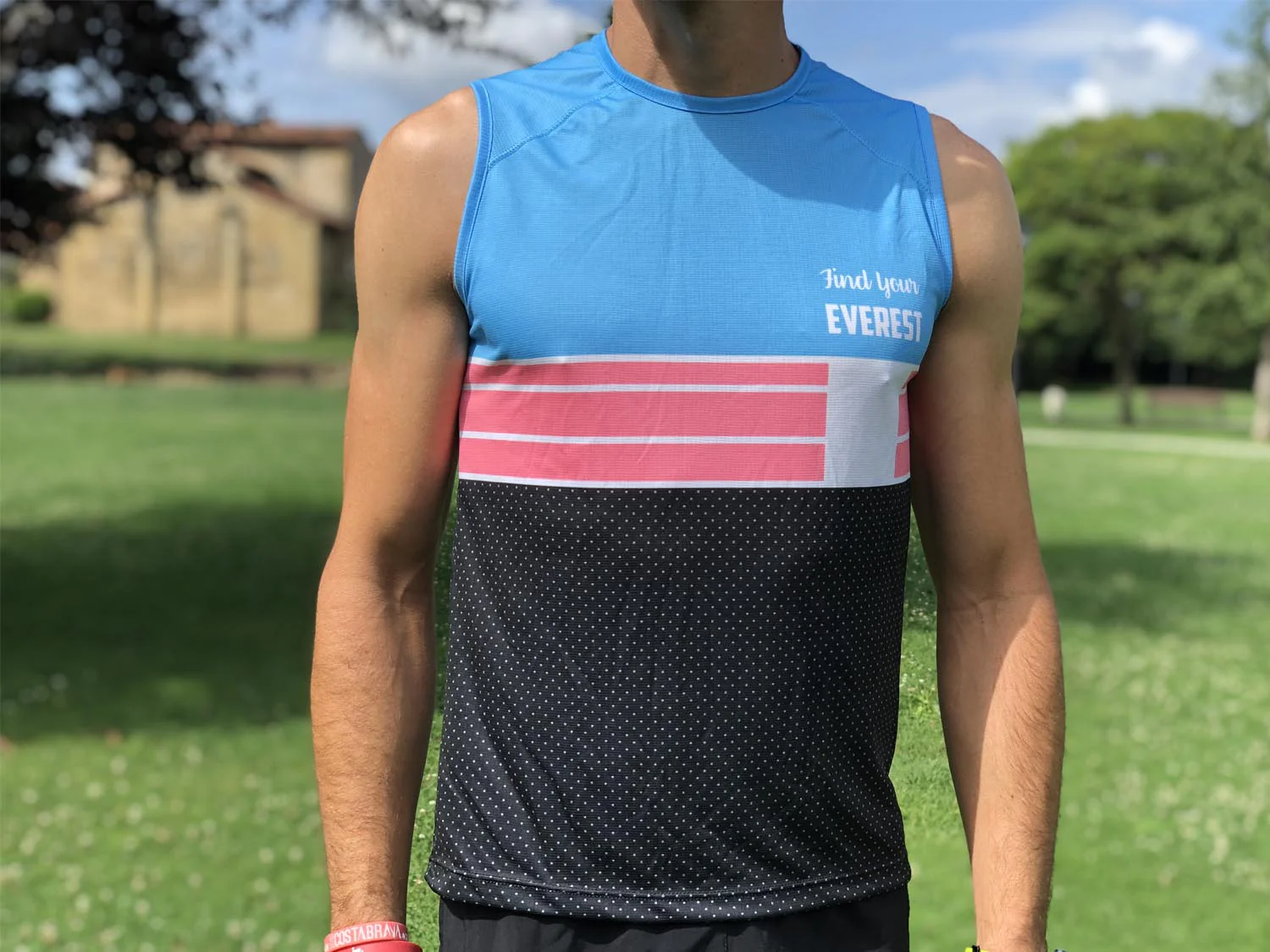 CAMISETA TÉCNICA SIN MANGAS FIND YOUR EVEREST - Blue