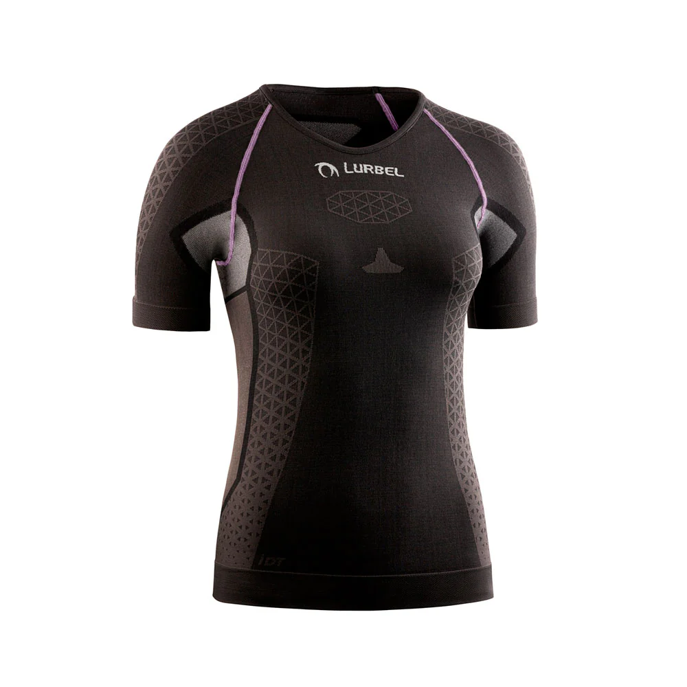 CAMISETA TÉRMICA LURBEL CRISTALLO MUJER - Gris Marengo / Lavanda