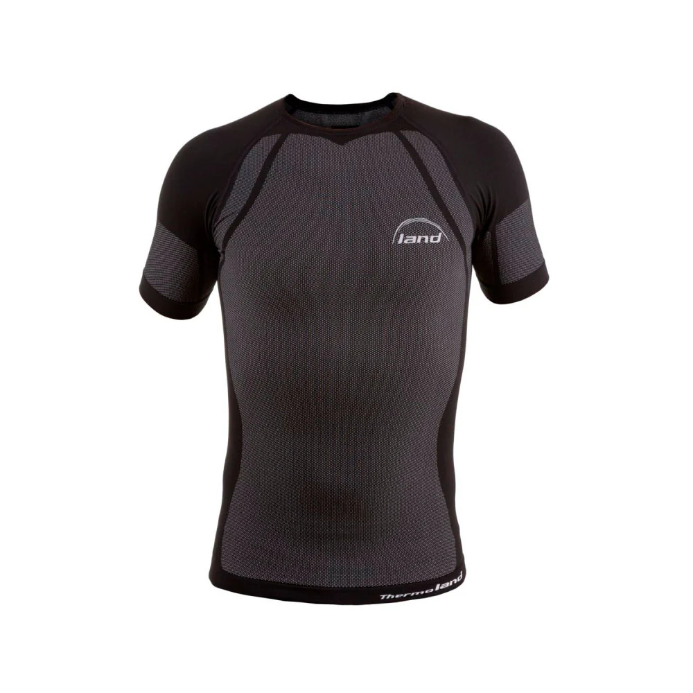 CAMISETA TÉRMICA MANGA AIR - Negro / Blanco