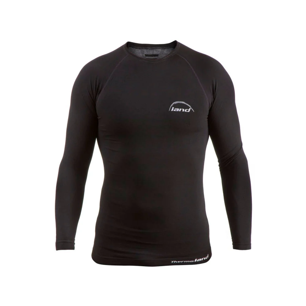 CAMISETA TÉRMICA MANGA LARGA LAND HEAT - Negro