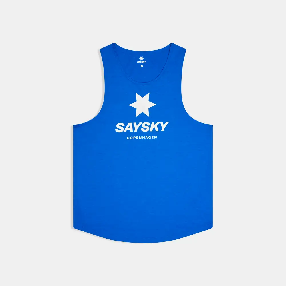 CAMISETA DE TIRANTES SAYSKY LOGO COMBAT PRO - Blue - Image 4