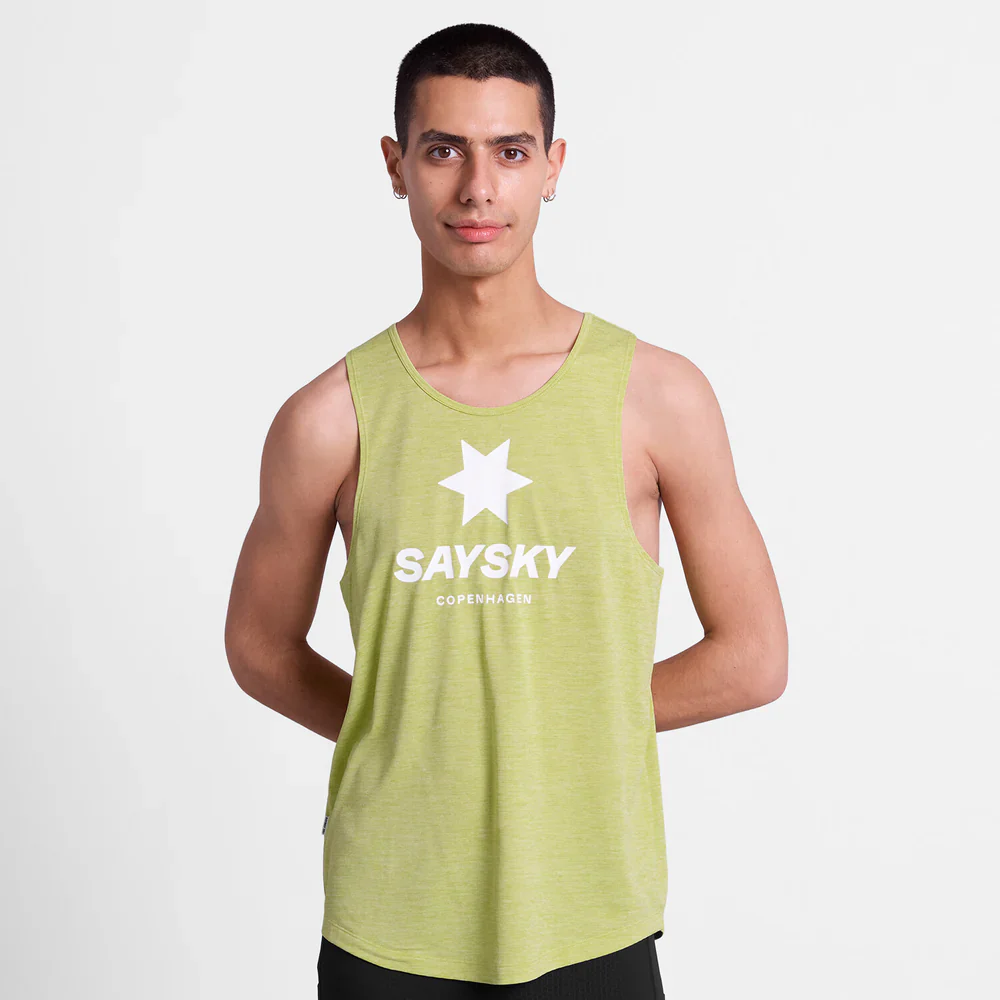 CAMISETA DE TIRANTES SAYSKY LOGO COMBAT PRO - Yellow