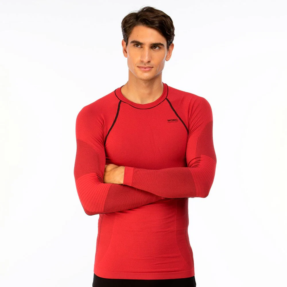 CAMISETA MANGA LARGA WONG ARYA - Rojo