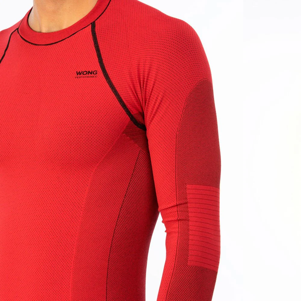 CAMISETA MANGA LARGA WONG ARYA - Rojo - Image 2