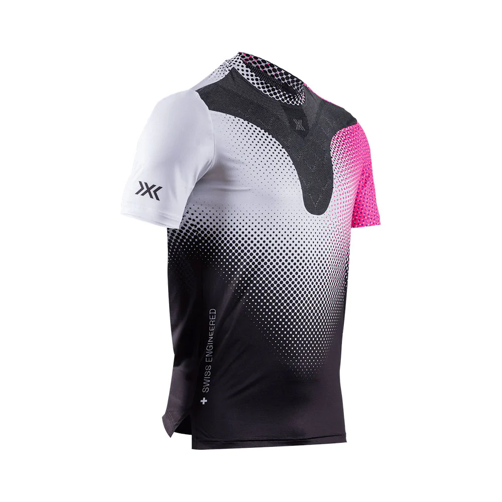 CAMISETA X-BIONIC COREFUSION - Dot Fade / White / Neo Pink