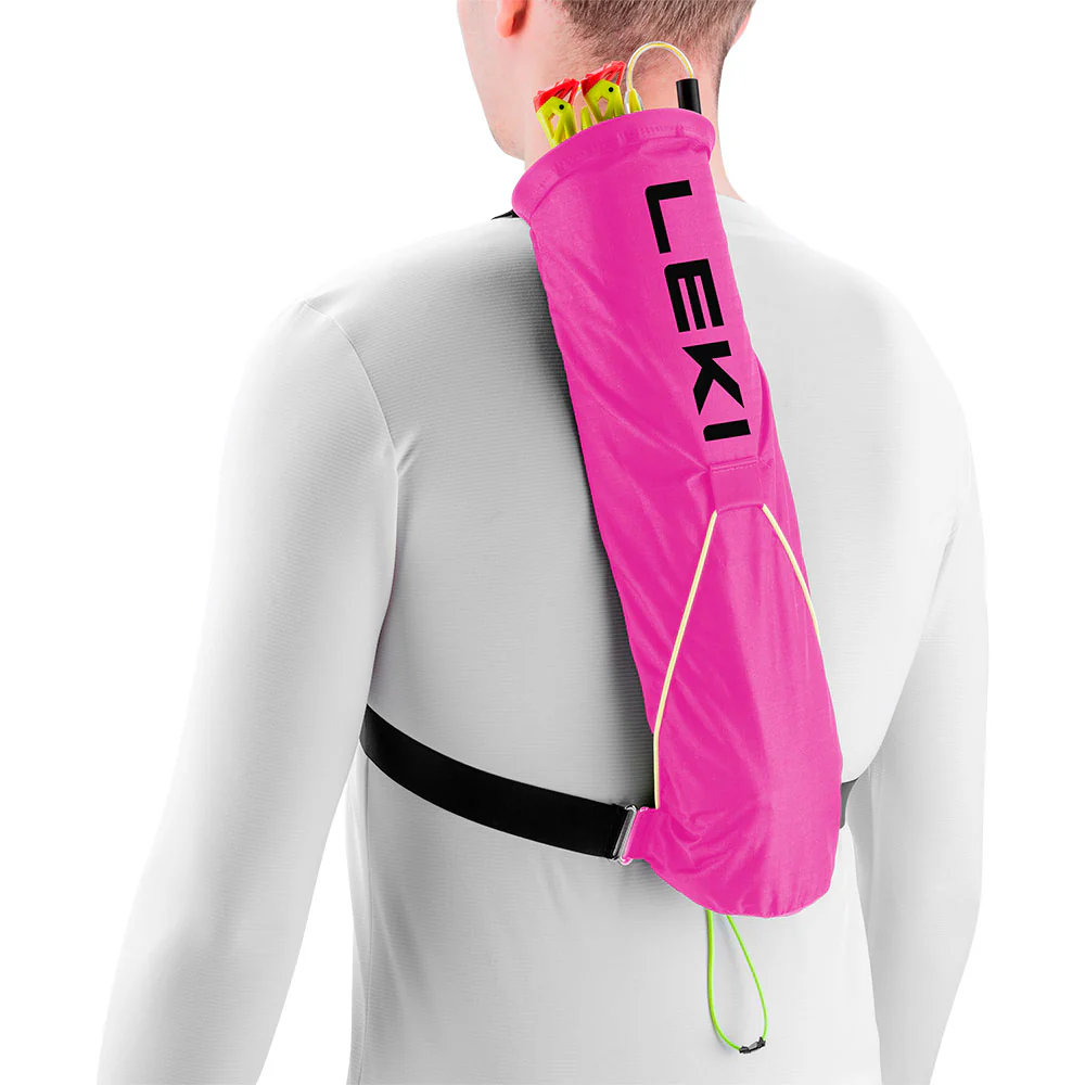 CARCAJ PORTABASTONES LEKI QUIVER - Pink