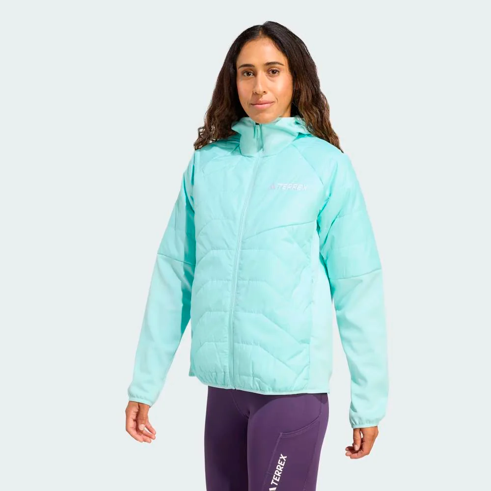 CHAQUETA ADIDAS TERREX MULTI CLIMAWARM INSULATED HYBRID MUJER - Semi Flash Aqua - Image 2