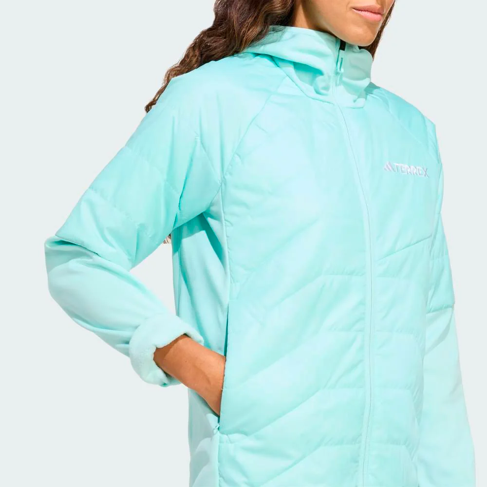 CHAQUETA ADIDAS TERREX MULTI CLIMAWARM INSULATED HYBRID MUJER - Semi Flash Aqua - Image 5