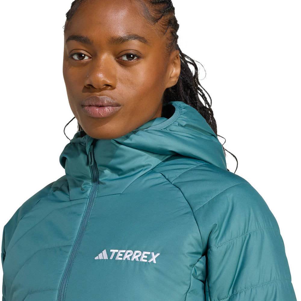 CHAQUETA ADIDAS TERREX MULTI SYNTHETIC INSULATED MUJER - Preloved Teal - Image 4