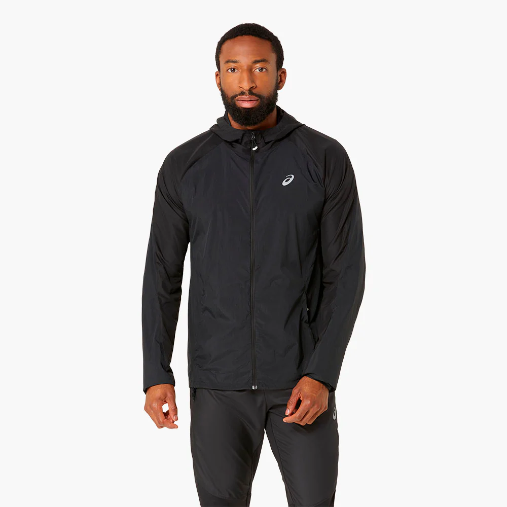 CHAQUETA CORTAVIENTOS ASICS ROAD - Performance Black