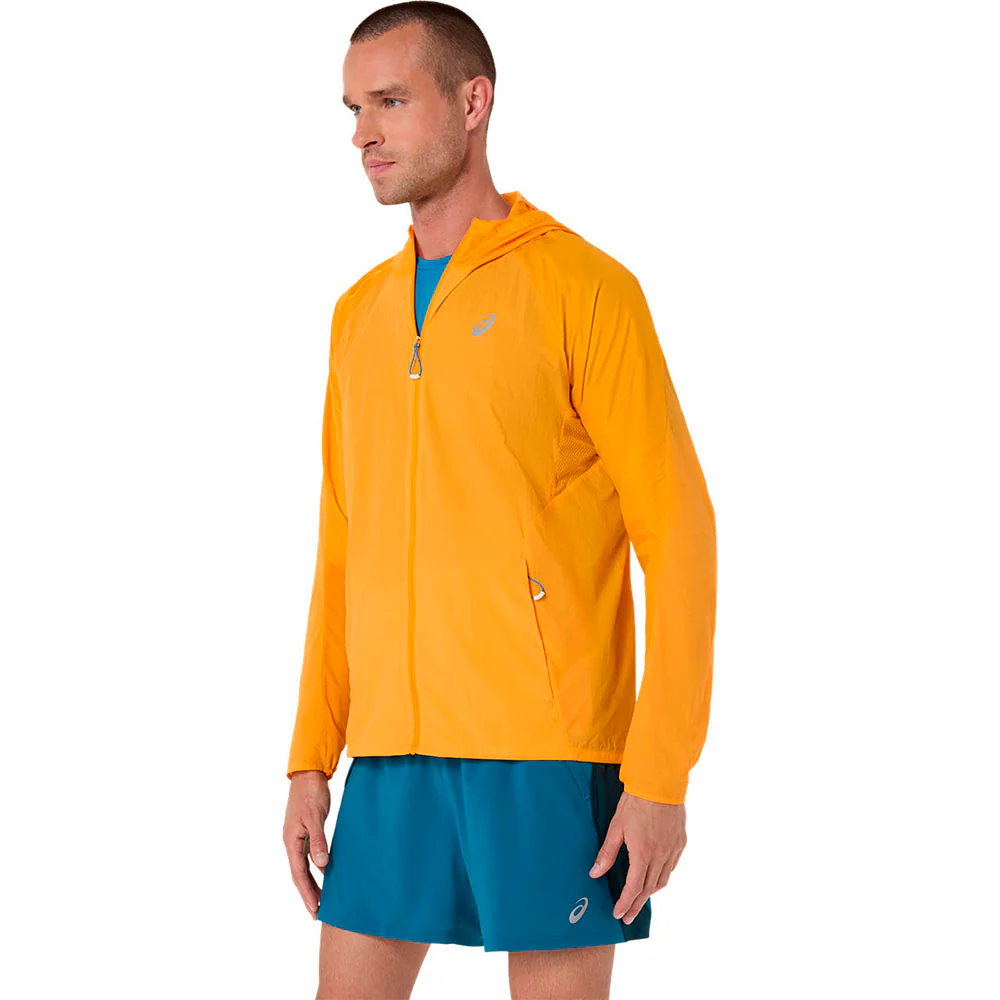 CHAQUETA CORTAVIENTOS ASICS ROAD - Yamabuki / Aegean Blue - Image 12