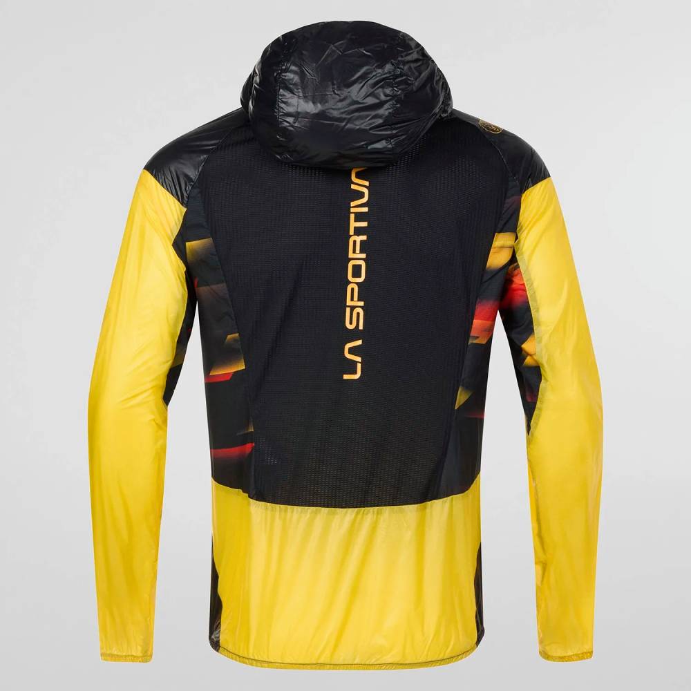 CHAQUETA CORTAVIENTOS LA SPORTIVA BLIZZARD - Black / Yellow - Image 2