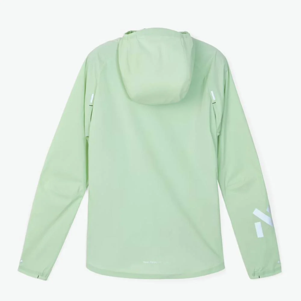 CHAQUETA CORTAVIENTOS NNORMAL TRAIL WIND JACKET MUJER - Light Green - Image 3