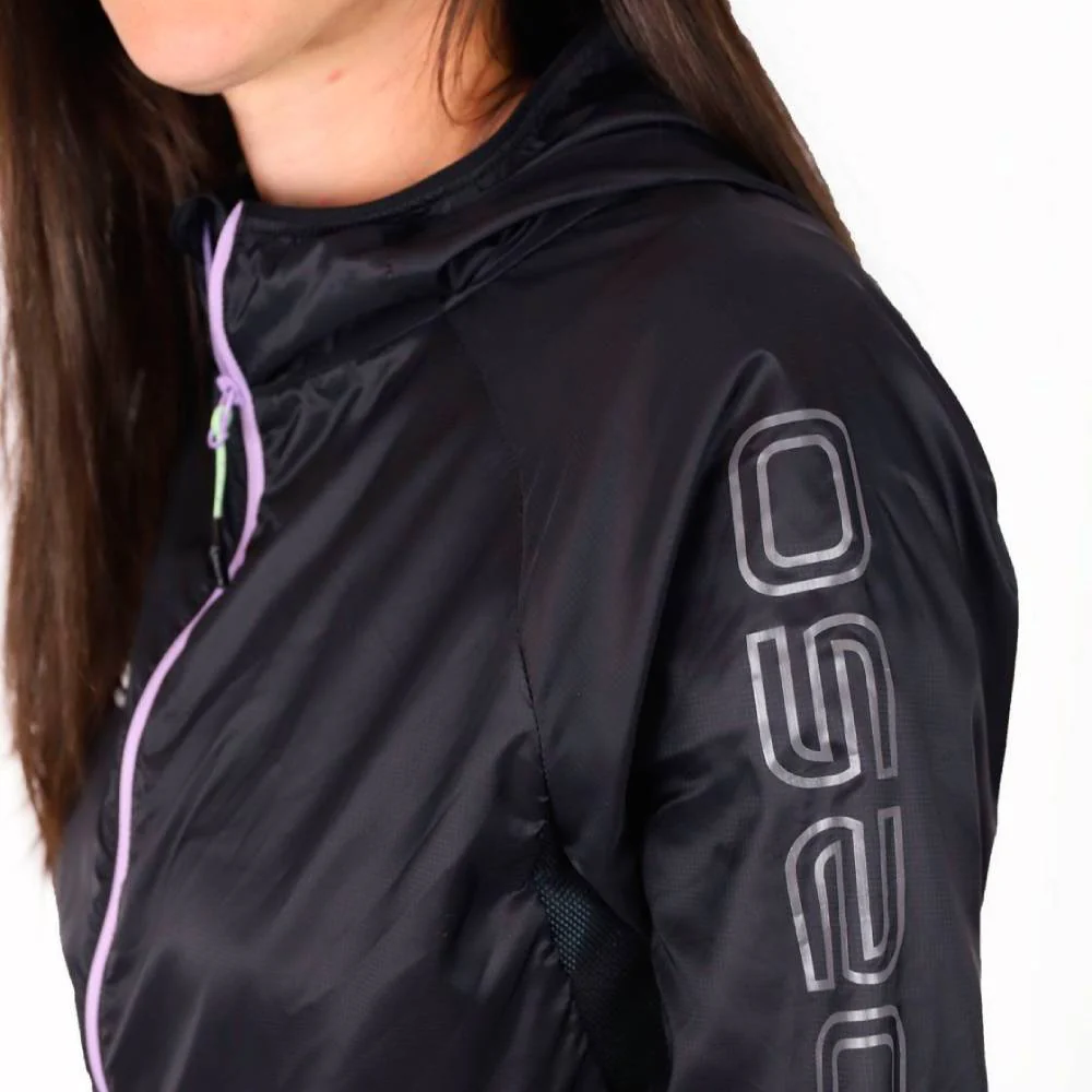 CHAQUETA CORTAVIENTOS OS2O MINIMUS PRO MUJER - Negro - Image 6