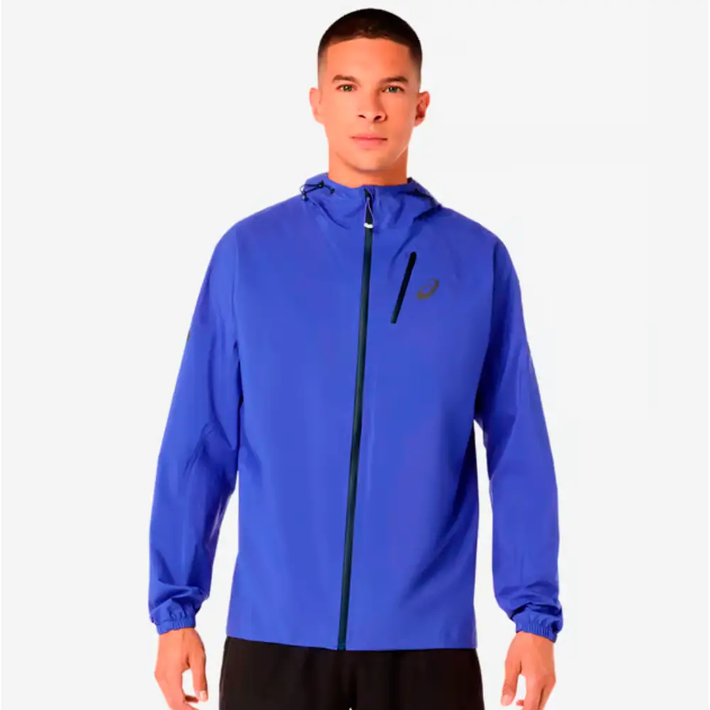 CHAQUETA IMPERMEABLE ASICS FUJITRAIL ELITE - Cobalt Burst / Midnight