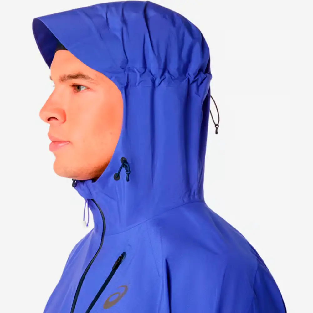 CHAQUETA IMPERMEABLE ASICS FUJITRAIL ELITE - Cobalt Burst / Midnight - Image 10