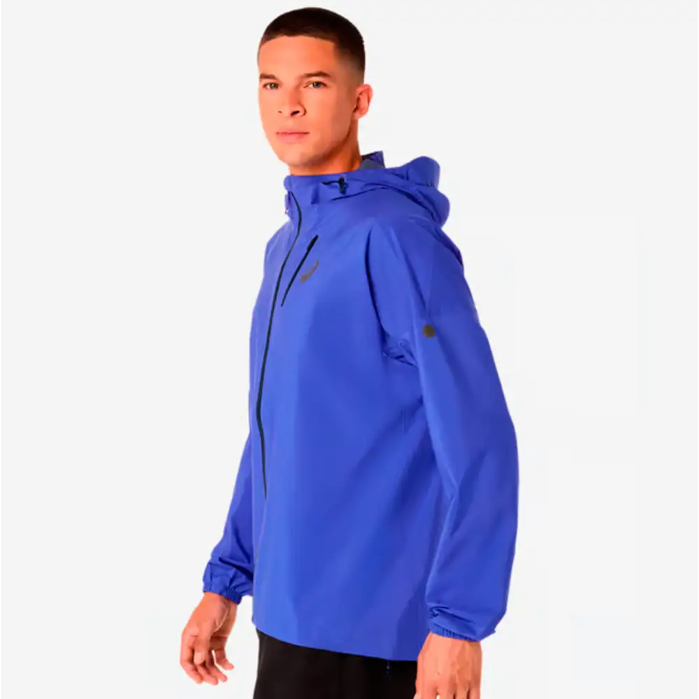 CHAQUETA IMPERMEABLE ASICS FUJITRAIL ELITE - Cobalt Burst / Midnight - Image 3