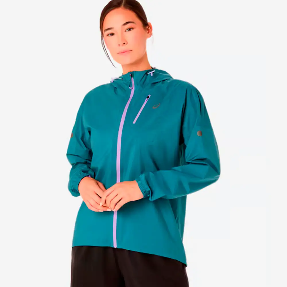 CHAQUETA IMPERMEABLE ASICS FUJITRAIL ELITE MUJER - Ironclad