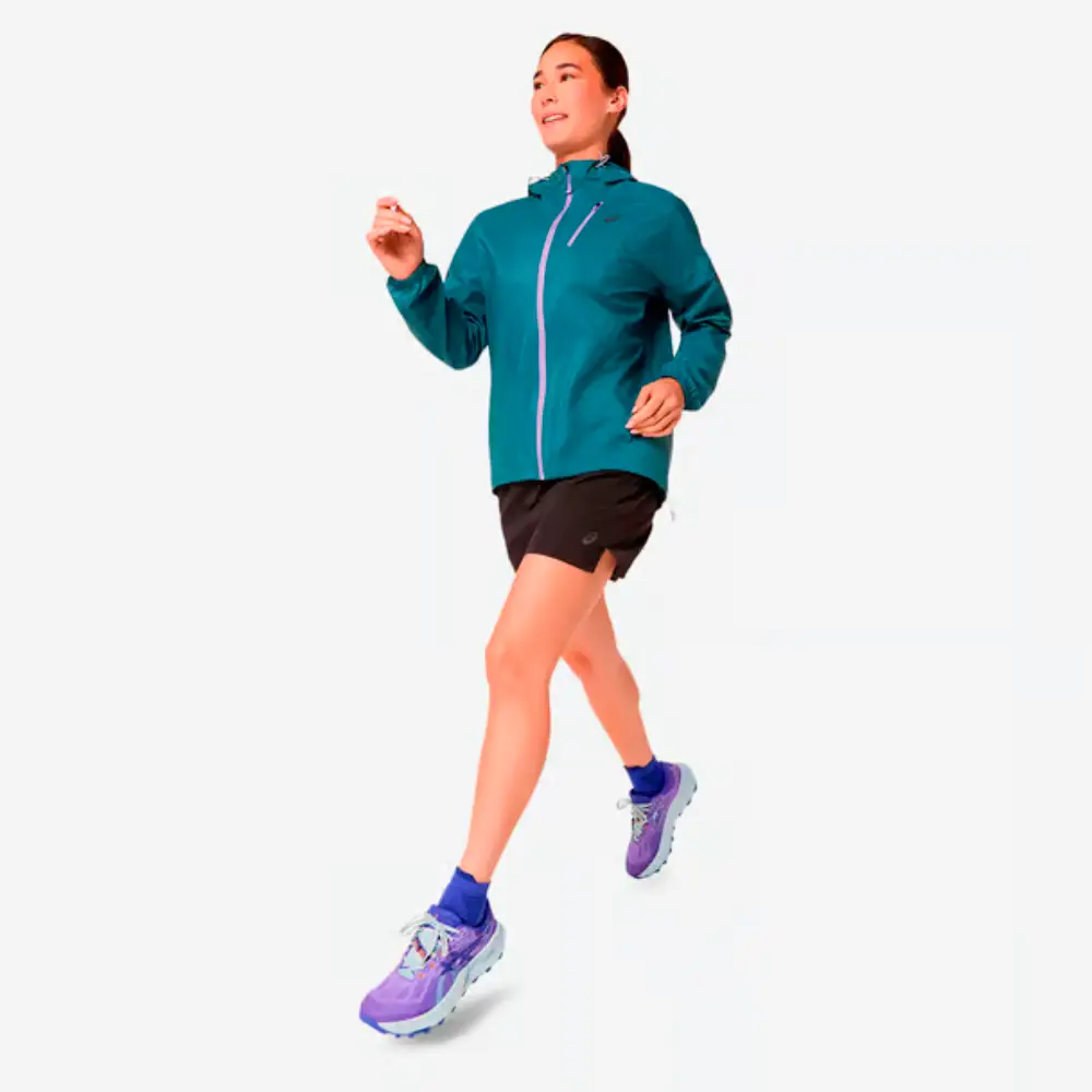 CHAQUETA IMPERMEABLE ASICS FUJITRAIL ELITE MUJER - Ironclad - Image 14