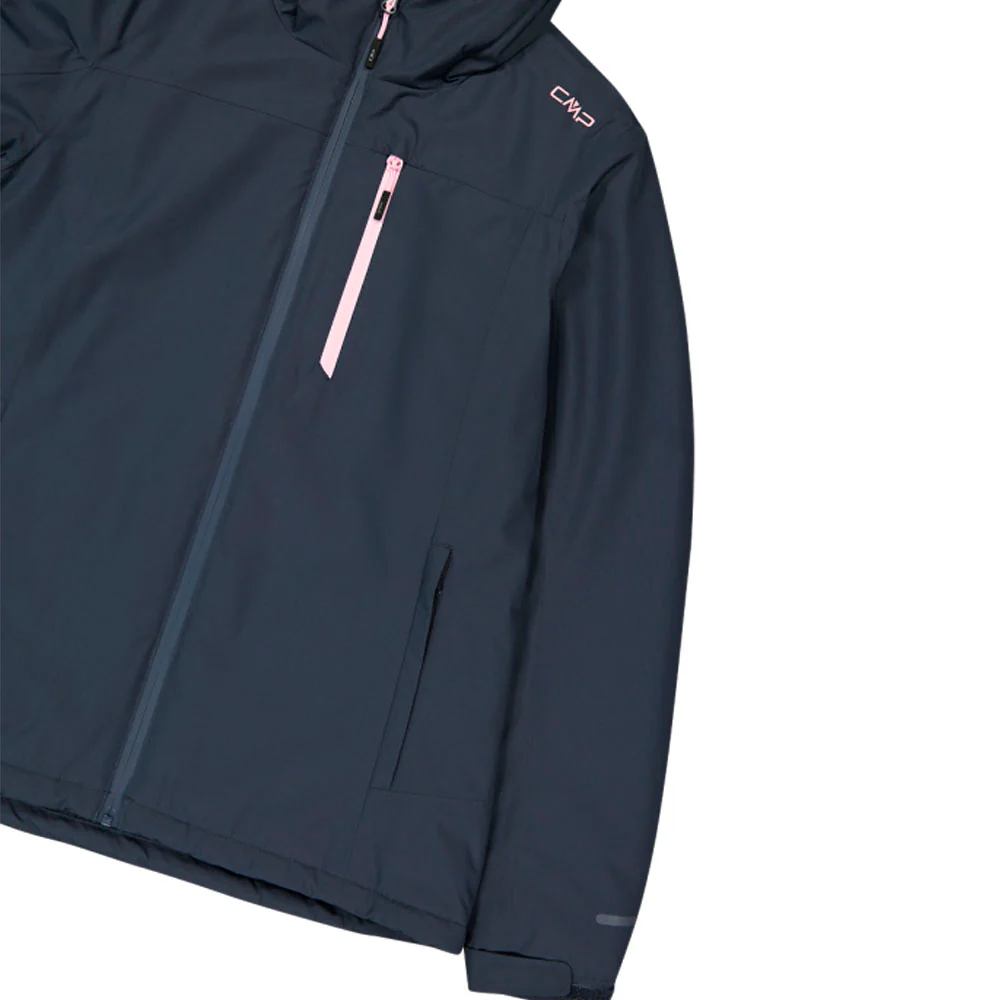 CHAQUETA IMPERMEABLE CMP MUJER - Titanio - Image 5